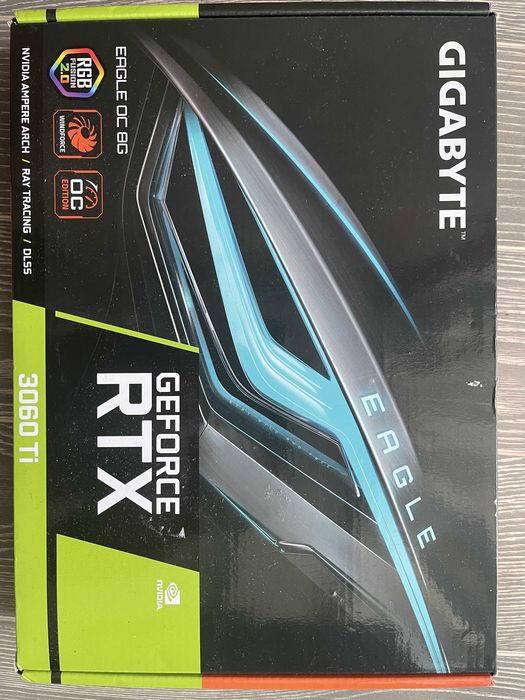 Видео Карта Gigabyte Geforce RTX 3060ti EAGLE OC 8G