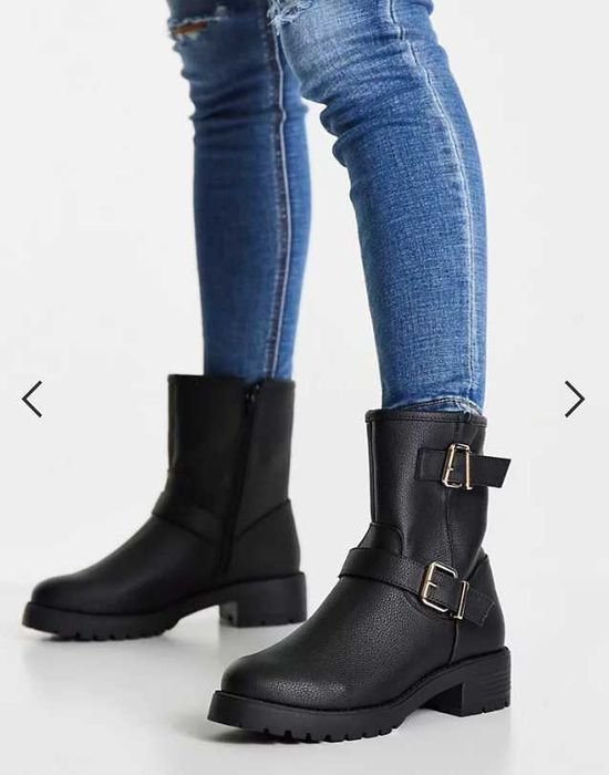 Cizme scurte biker Asos