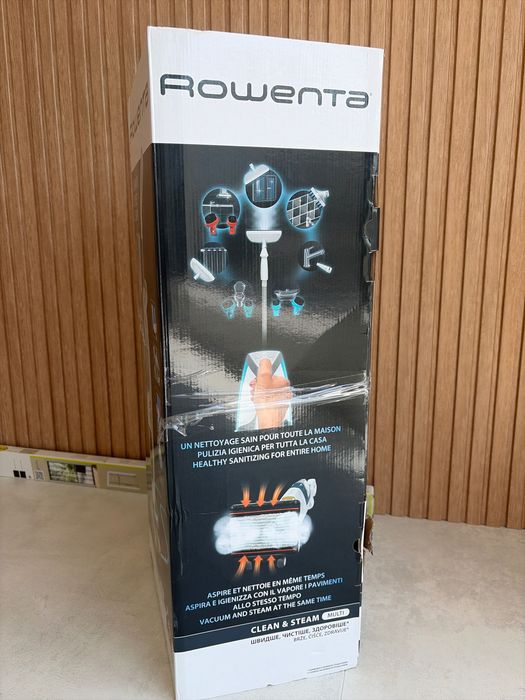 Rowenta Clean & Steam Multi RY8561WH — вертикална прахосмукачка + парочистачка 3 в 1.