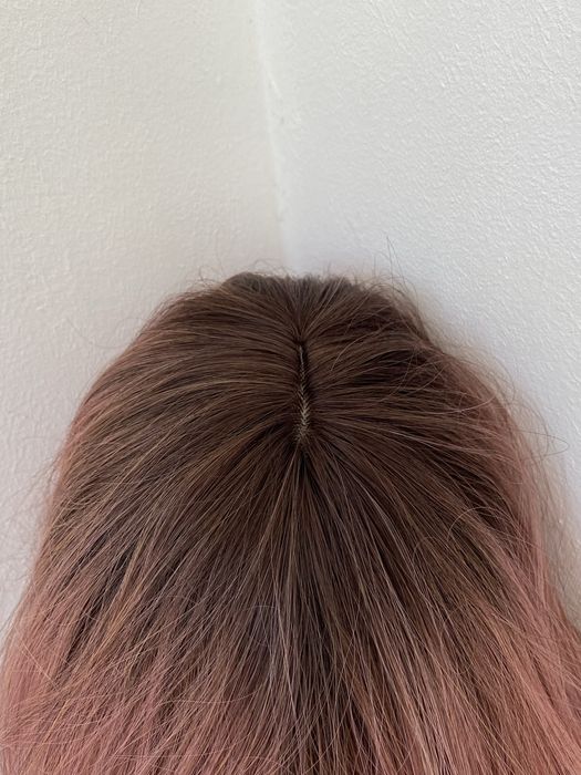 Дълга перука омбре