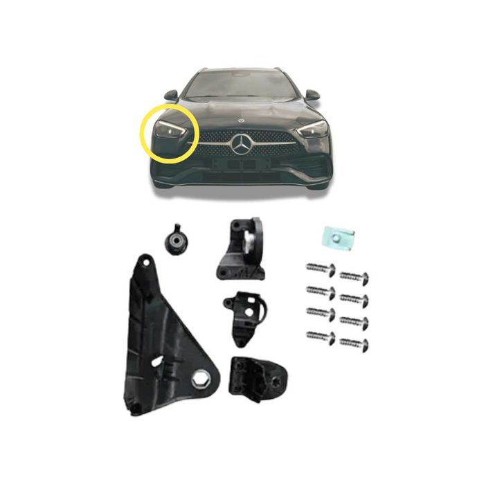 Ремонтен комплект за захващане на десен фар MERCEDES C Class W206 / OEM A2068209800