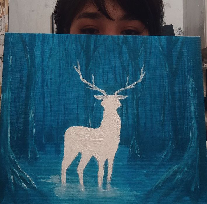 Картина маслом/ интерьер