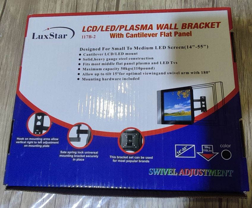 Кронштейн для телевизора 14"-55" новый