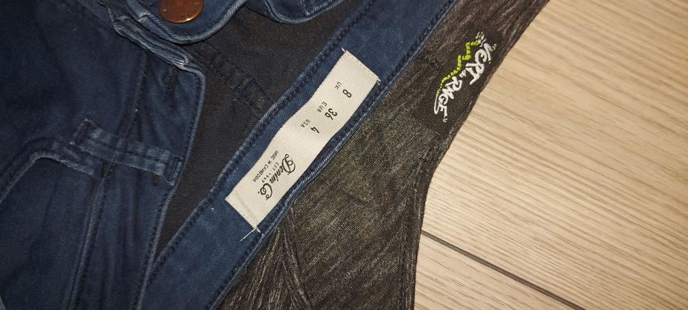 Donez 2 pantaloni și 2 rochii lejere S fete