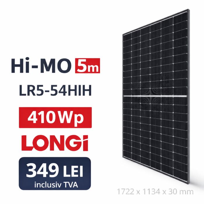 Panoul solar LONGi LR5-54HIH-410M