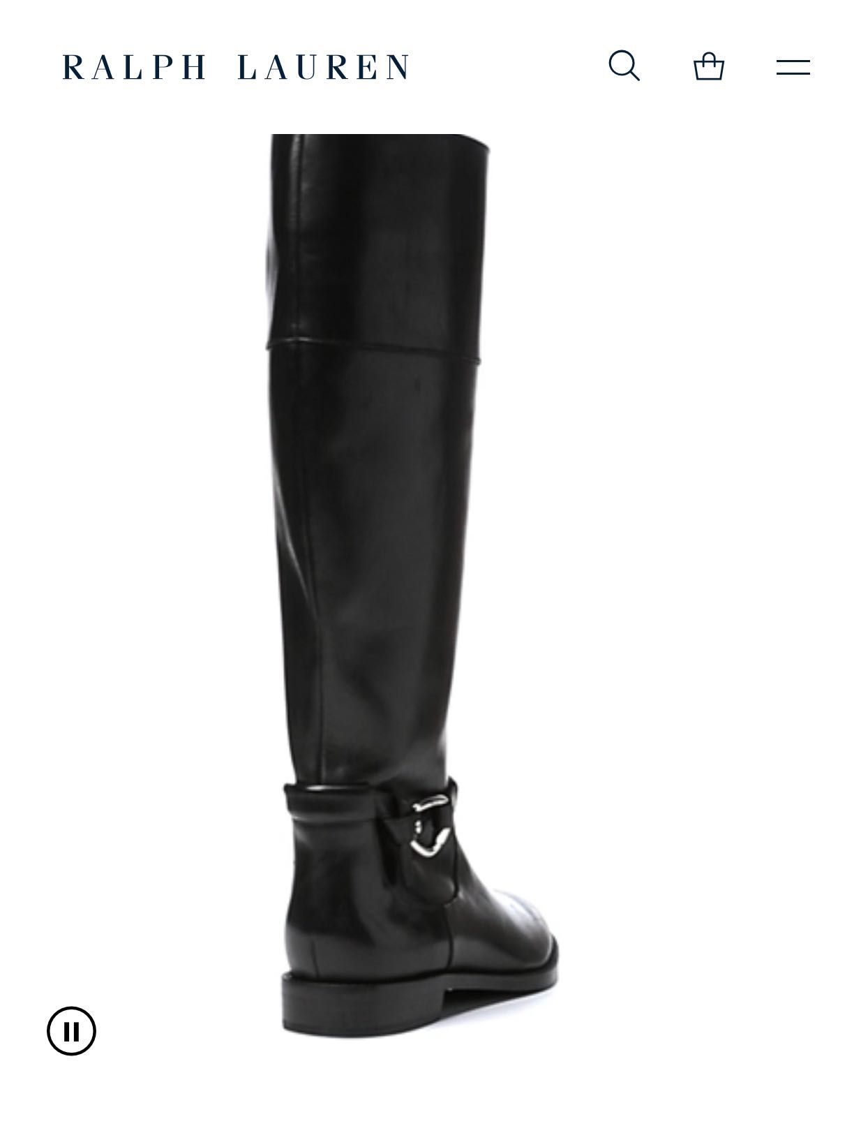 Ralph Lauren Harlee Bo Leather Boot 38 OLX.bg
