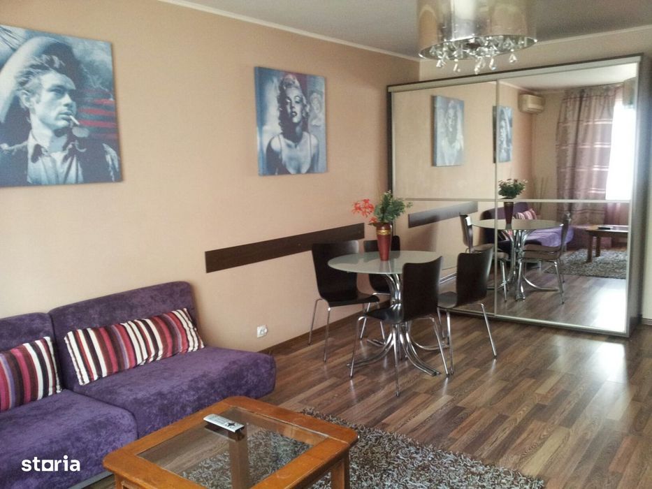 Calea Victoriei, 2 camere, mobilat complet, etaj 7, bloc solid termoiz — fotografia 1