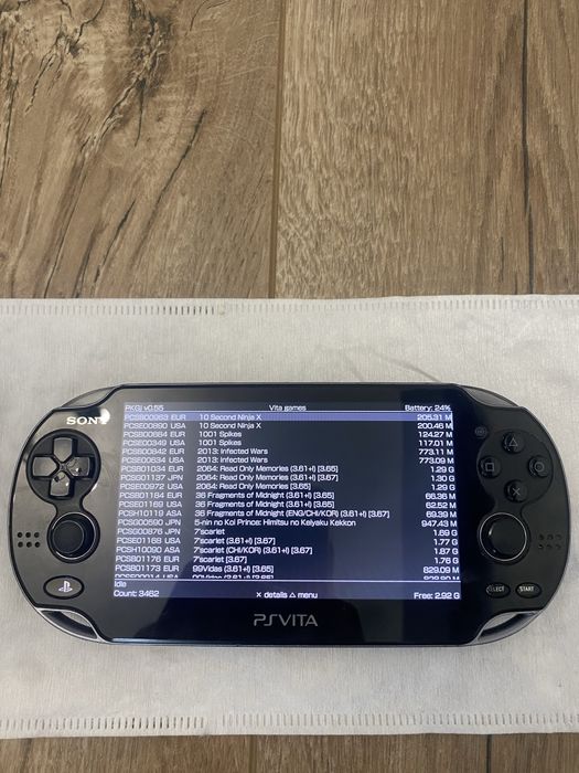 Consola Sony psvita Oled 3g+wifi modat (3462 jocuri)