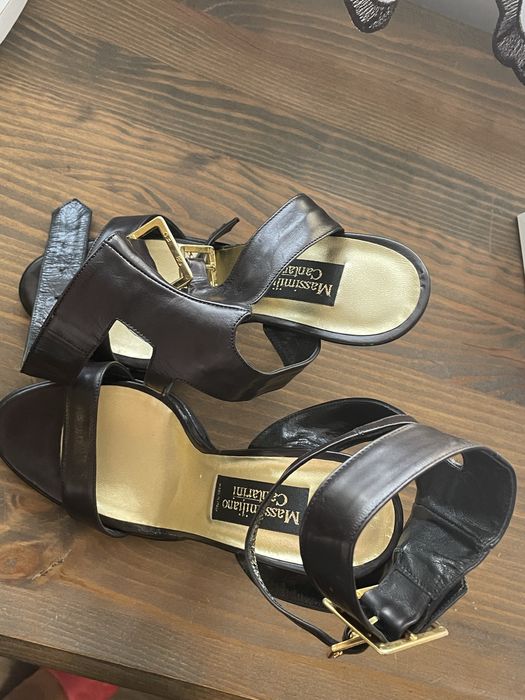 Massimiliano Cantarini сандали на висок ток