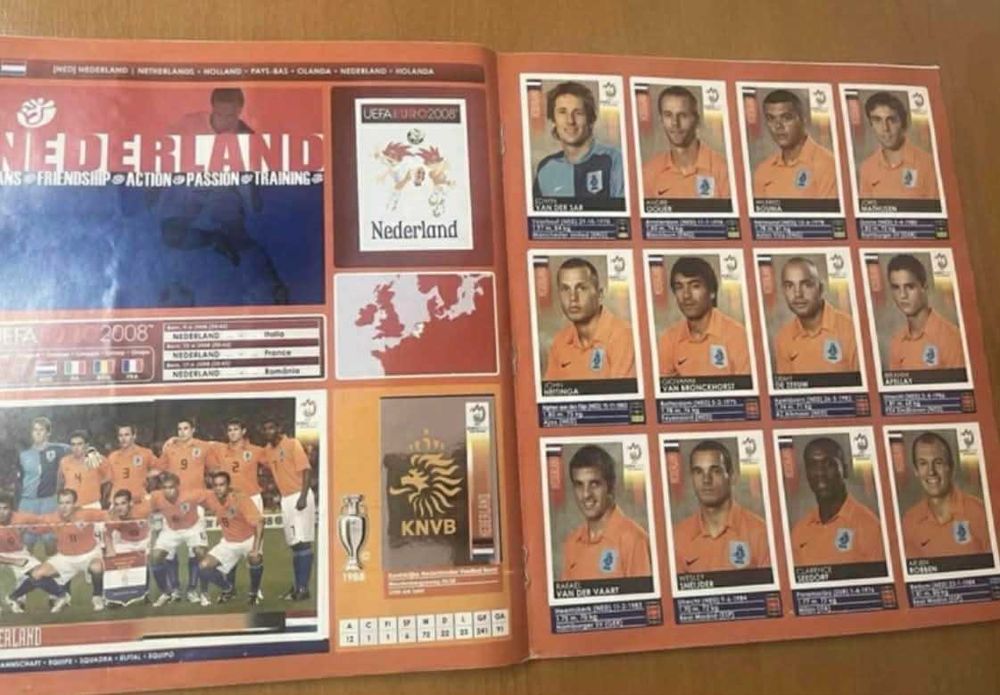 Albun complet Panini Euro 2008 Austria-Elvetia