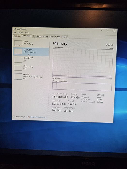 Pc low gaming  gtx 1070 8gb