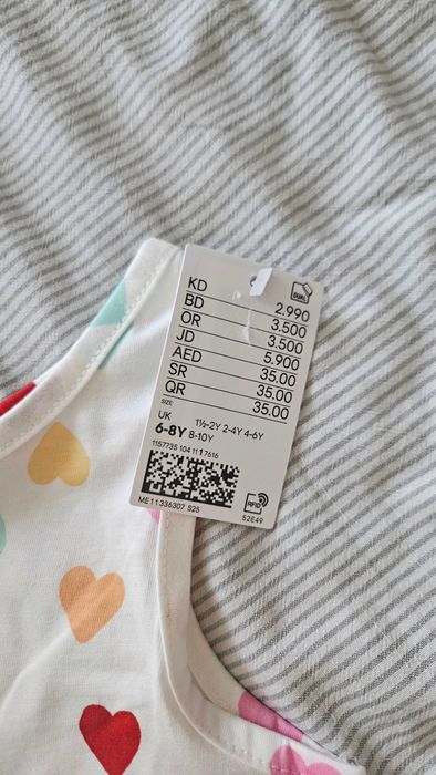 Платье H&M на девочку оригинал