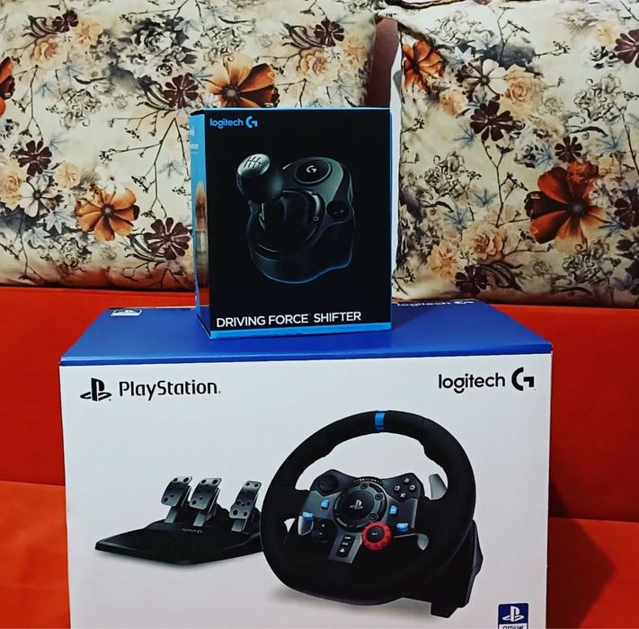 Volan Logitech G29 custom cu pedale si schimbator Logitech Buftea • OLX.ro