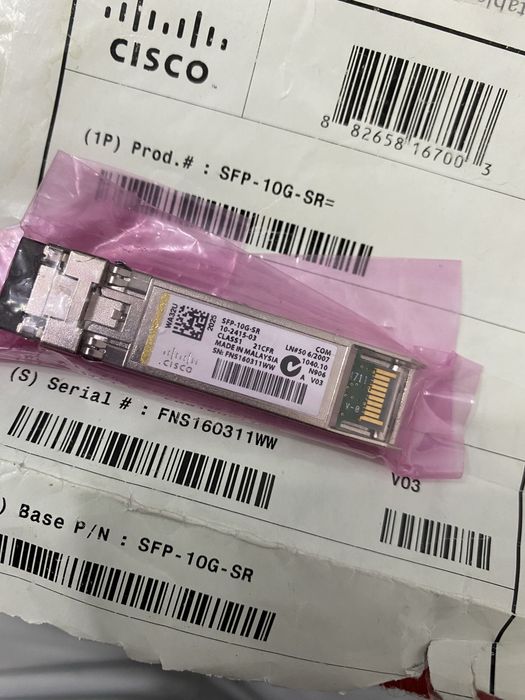 Cisco SFP-10G-SR | 10G | оригинал