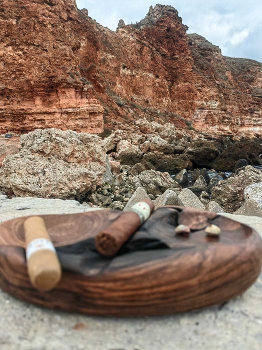 Арт пепелник от орех