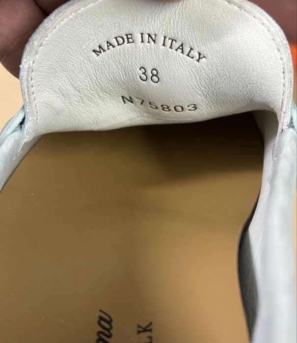Loro piana baby blue мокасини