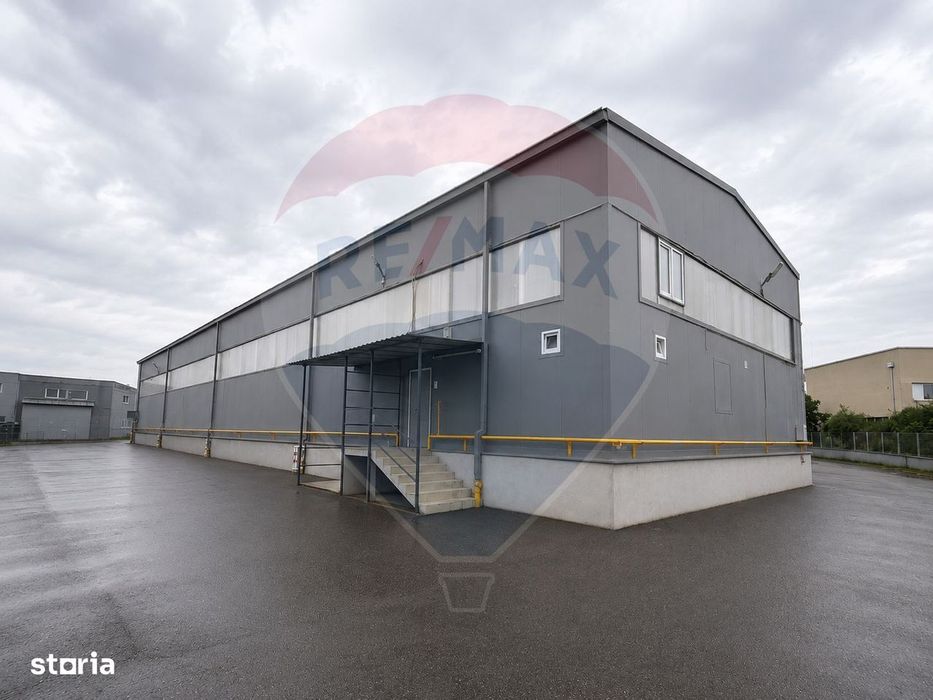 Hala industriala 888 mp, Someseni, H=6 m, Birouri, Acces TIR