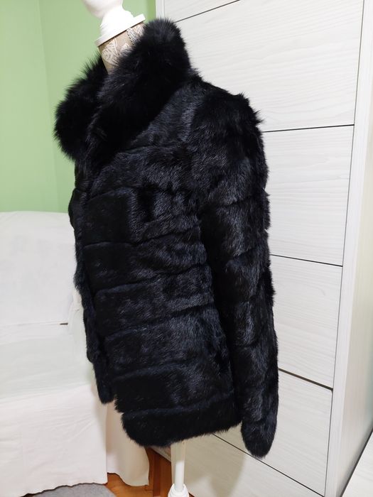 Haina de blană naturală