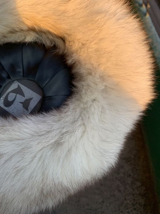 Шапка от естествен косъм лисица