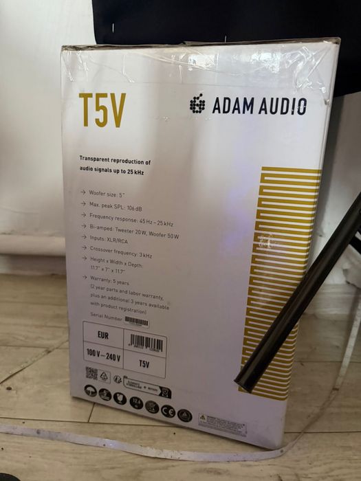 ПРОДАЮ Adam Audio T5V, студийные мониторы