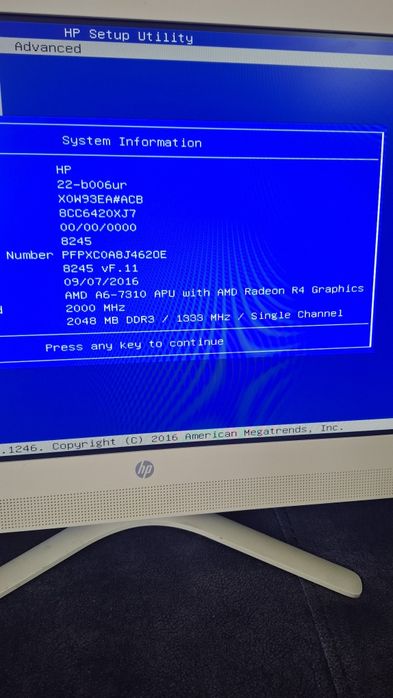 Hp AMD A6-7310, 4 ядра