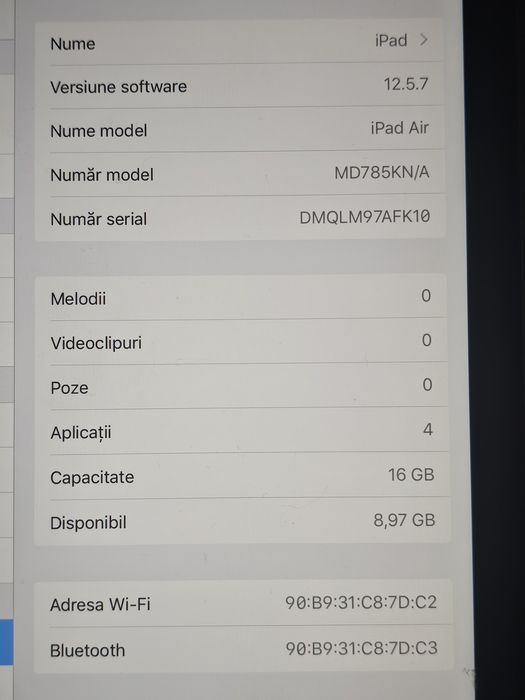 Vând Apple iPad Air/normal/tastatura
