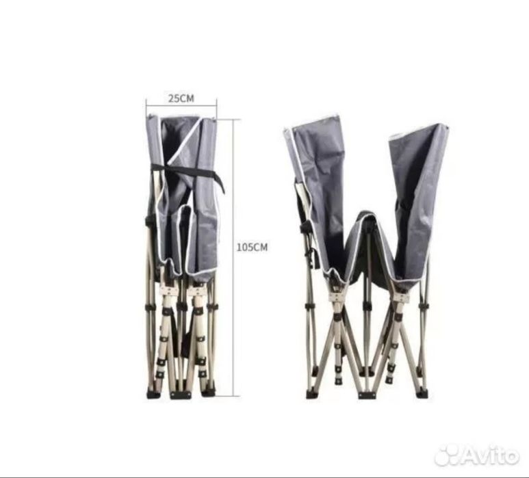 Раскладушка с матрасом для охоты, для рыбалки и для пикника