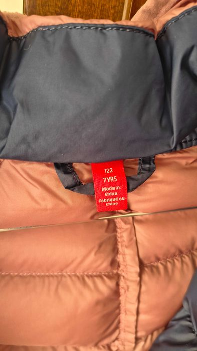 Детско яке LEGO с естествен пух