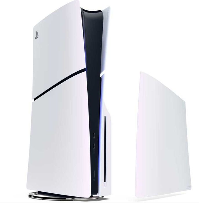 Panouri laterale PlayStation 5 Slim Originale Albe