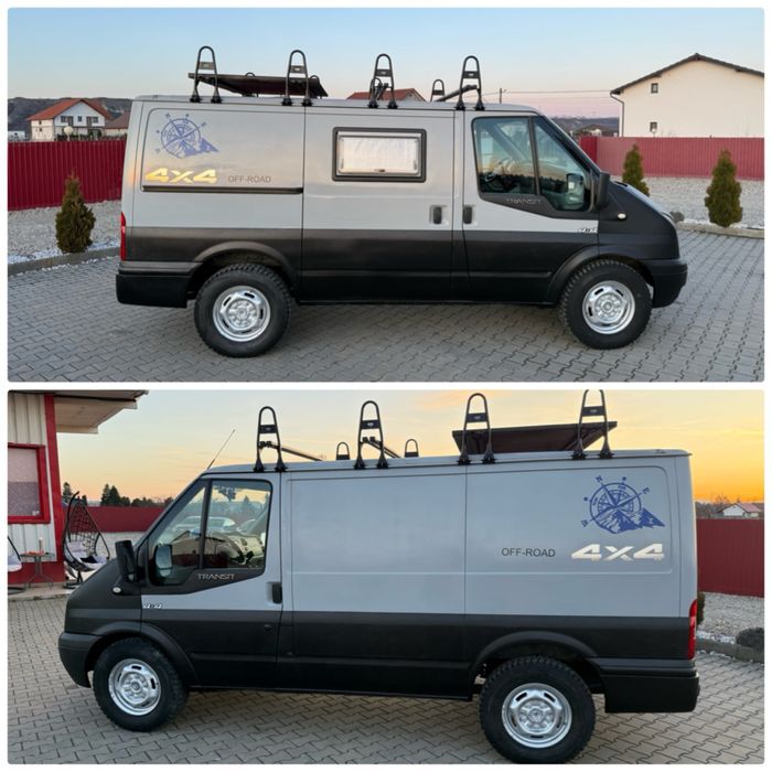 FORD TRANSIT 4X4 CAMPER OMOLOGAT EURO5 clima pilot fara rugina km real