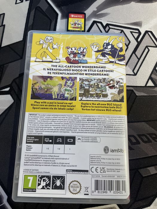 Cuphead картридж