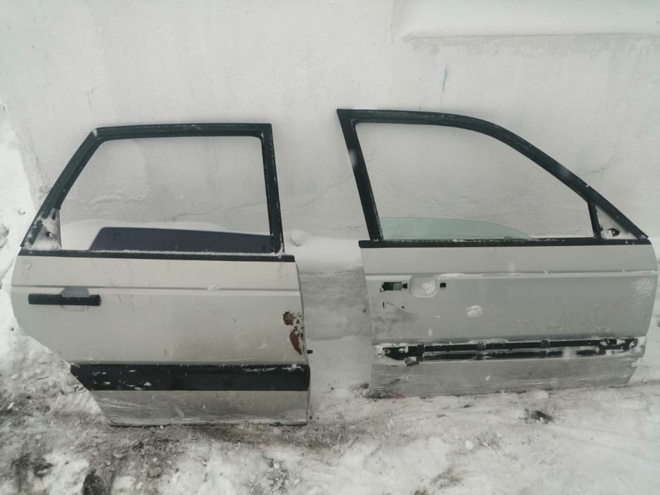 Двери passat б3 серые