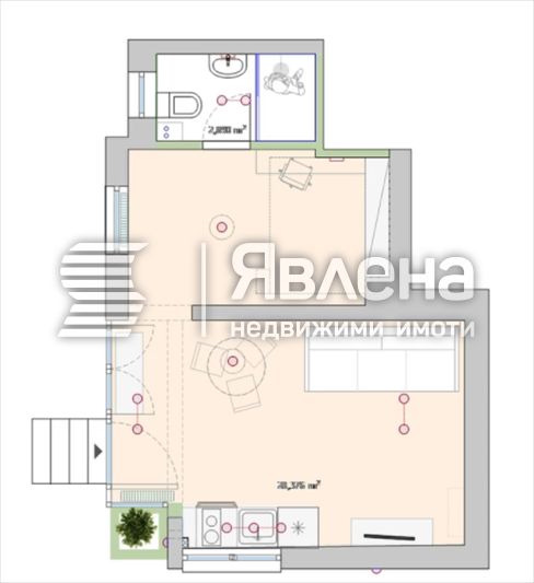 Имот в топ център с дългосрочен наемател и добра възвръщаемост