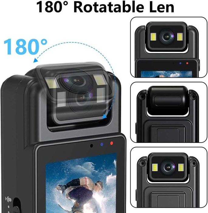 L12 WiFi мини камера 1080P преносим цифров видеорекордер за тяло