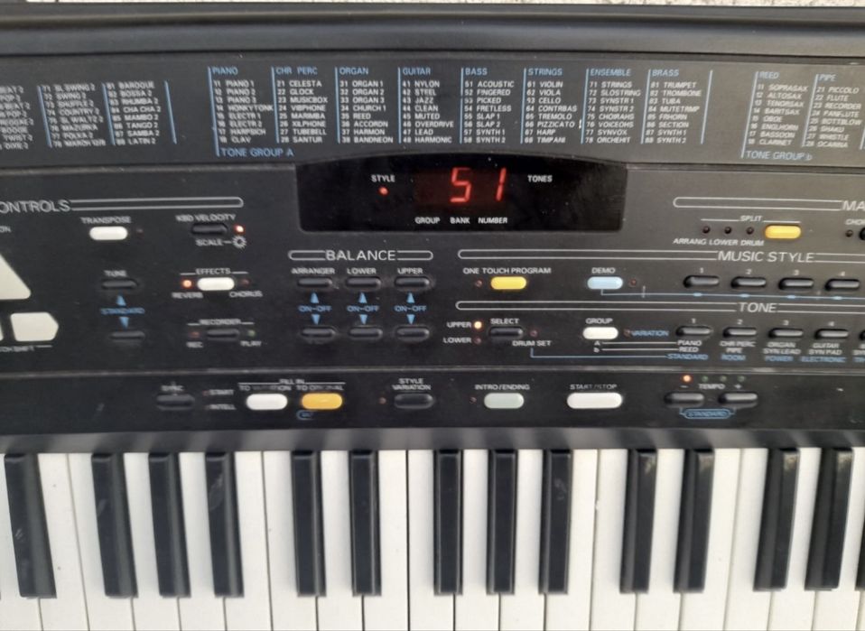 orga electronica - sintetizator Roland E-15 / Roland E-16