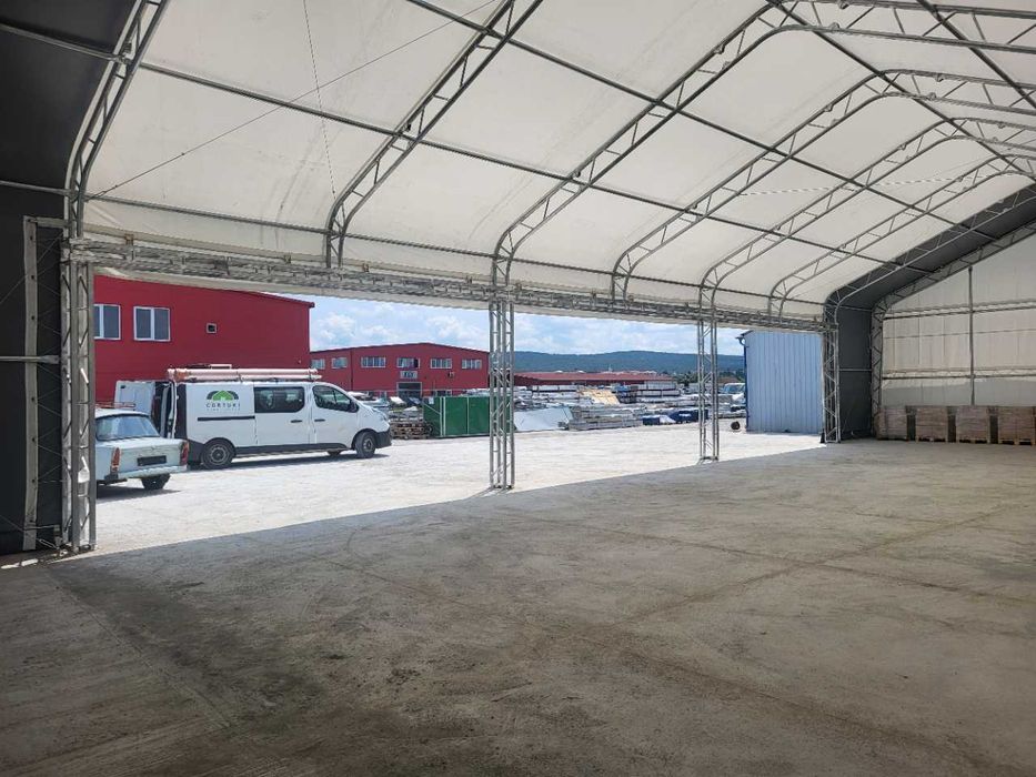 Cort pentru depozitare 10x12,2x6,1 m,hala din otel zincat,indsutrial