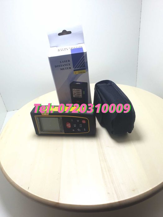 Telemetru Laser 40M Digital Portabil Husa Gratuit