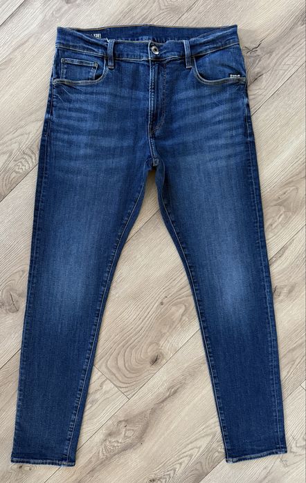 Blugi GSTAR Raw Slim Albastru Barbati | Marime 33 x 32 (Talie 84 cm)
