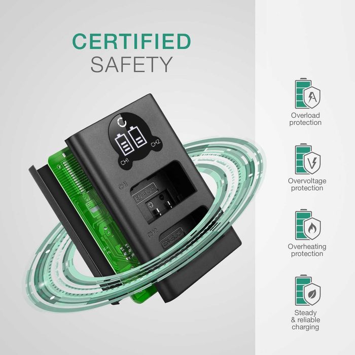 Двойно смарт зарядно MH-32 за батерии EN-EL25 за Nikon