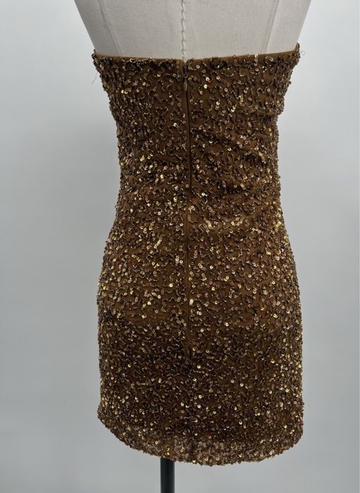 Бутикова Официална рокля с пайети Retrofete