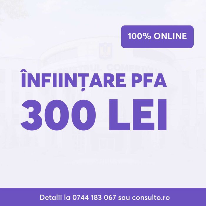 Infiintare, modificare si gazduire sediu social SRL / PFA - Sectorul 5