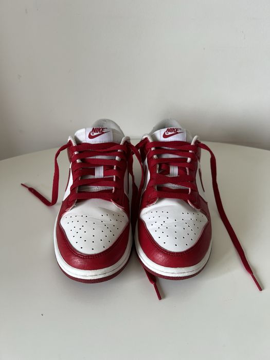 NIKE dunk low next nature gym red