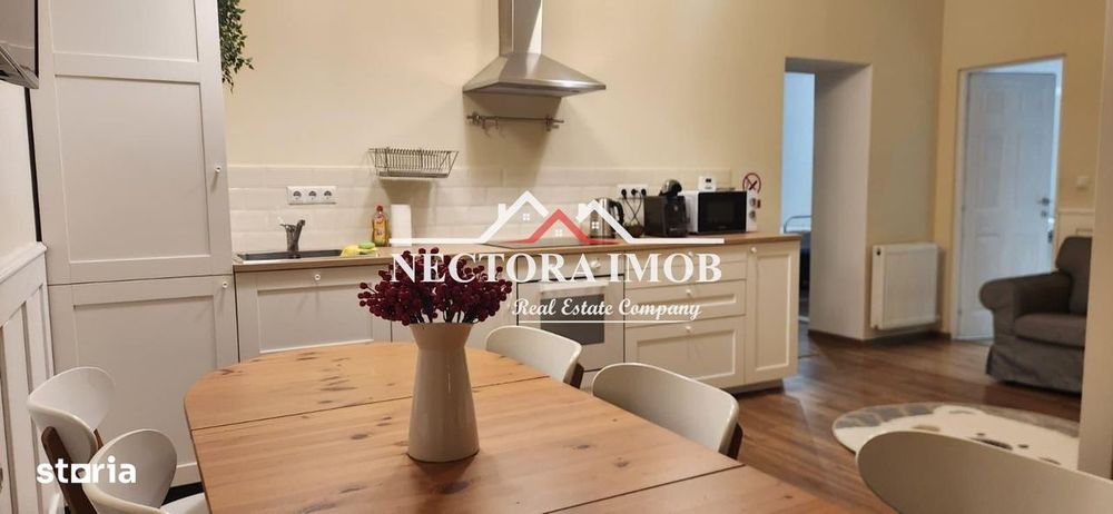 NECTORA IMOB-Apartament 3 camere, Ultracentral, 58 mp, Etaj 2, Utilat