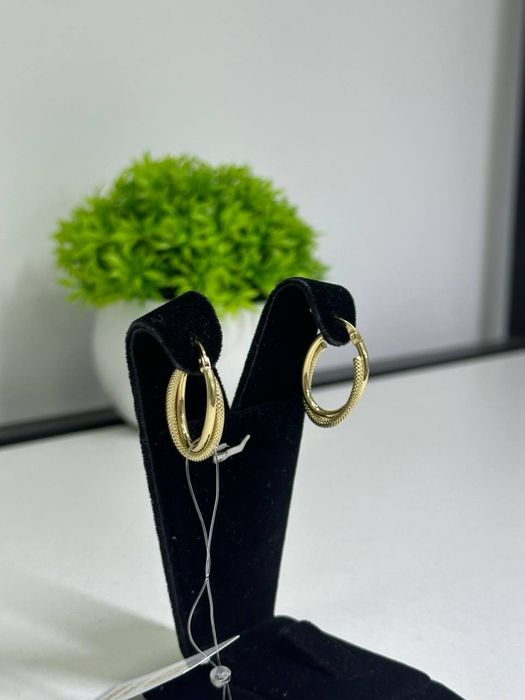 Золото 585  Серьги