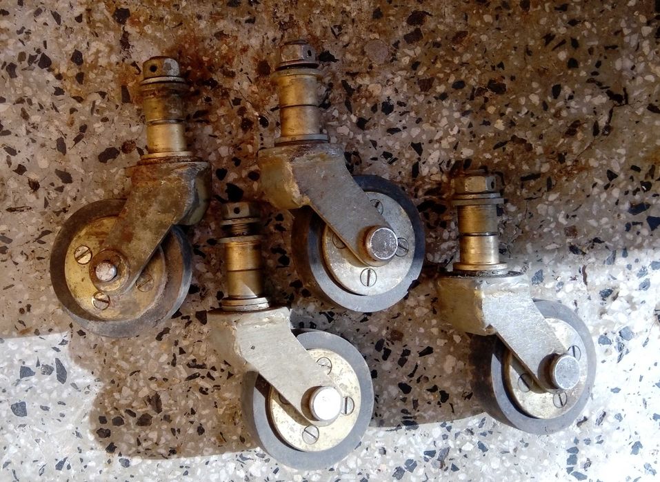 4бр. колелца- месинг -ретро- СОЦ