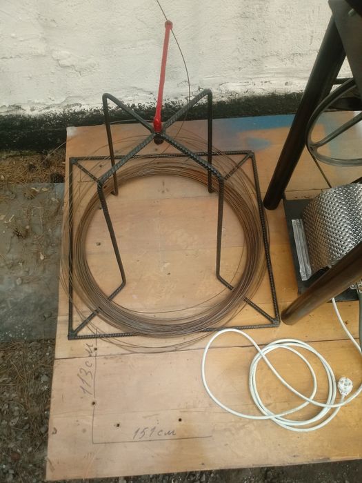 Станок полуавтомат по производству сетки рабицы