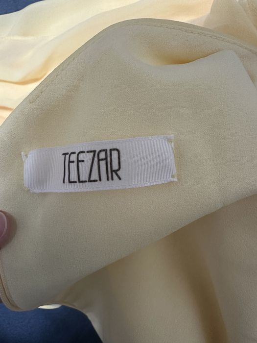 Продам шифоновое желтое платье