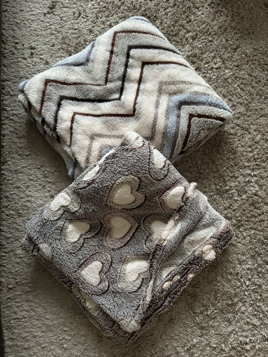 Плед пенка 2шт цена за набор