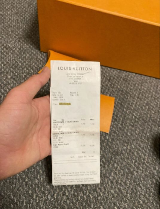 Louis Vuitton Trainer low White Blue mărime 44