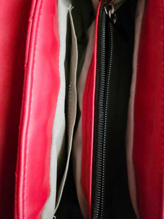 ЛУКСОЗНА чанта Пинко кожена